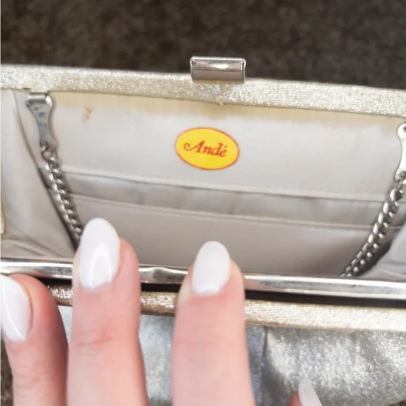 Vintage Andé Shimmer Party Clutch - Picture 4 of 5